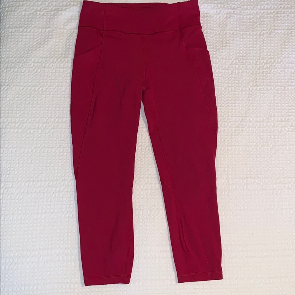 Lululemon All the Right Places Cropped Bordeaux